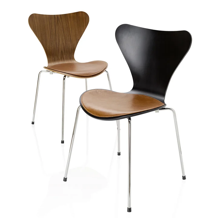 Fritz Hansen - Leather Seat Cushion with Chair