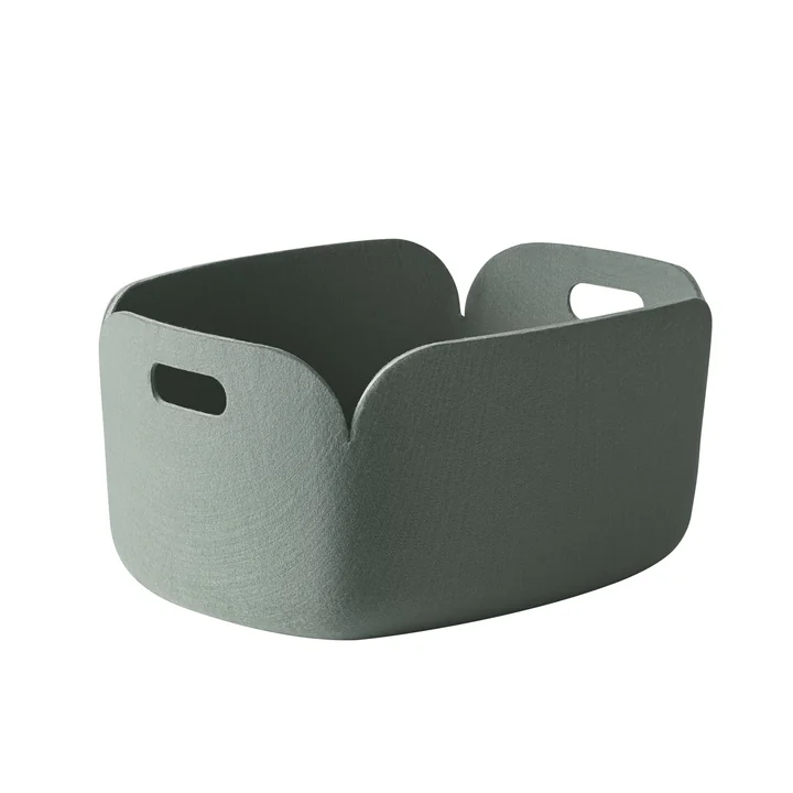 Muuto - Restore Storage Basket, dusty green