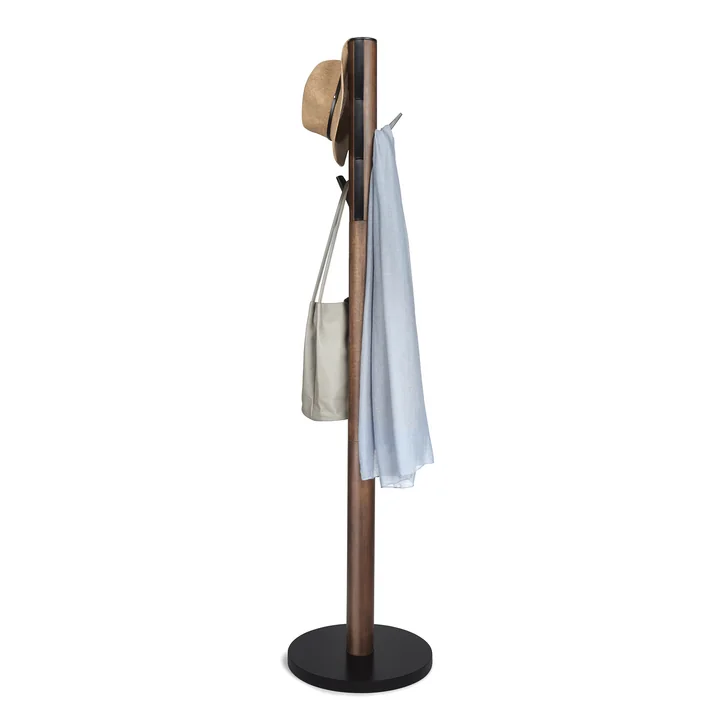 Flapper coat rack from Umbra in black / walnut