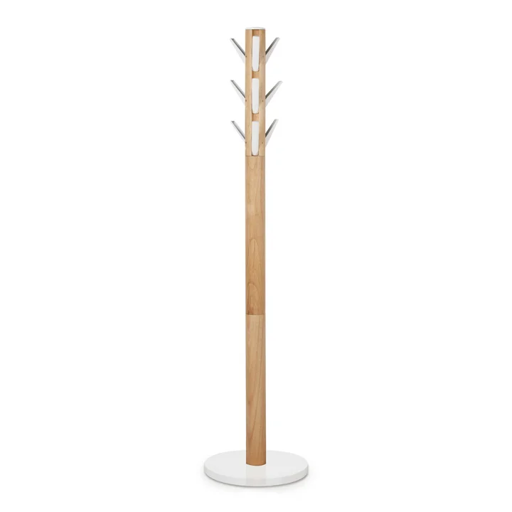 Flapper coat rack from Umbra in white / nature