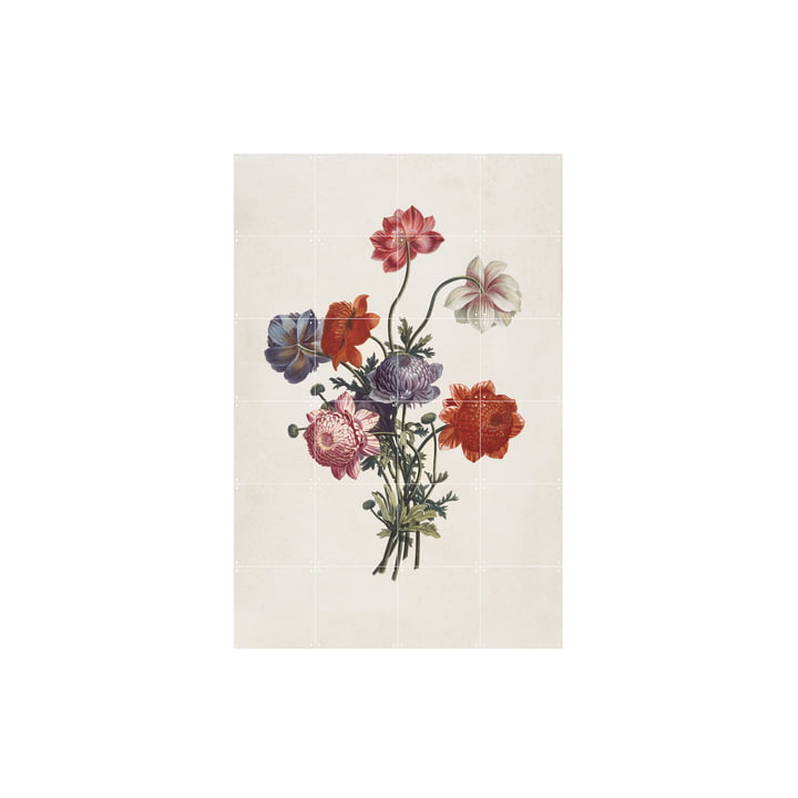 Bouquet of Anemones (Ruotte), 80 x 120 cm by IXXI