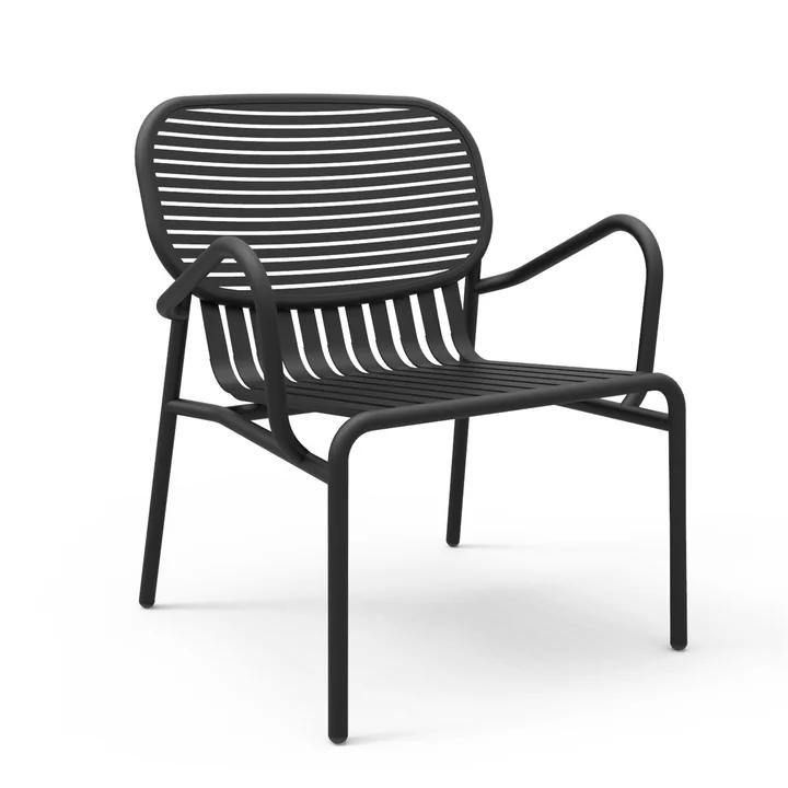 Petite Friture - Week-End armchair, black (RAL 9005)