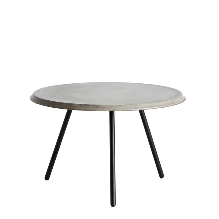 Soround Side Table H 39.5 cm / Ø 60 cm by Woud in Concrete