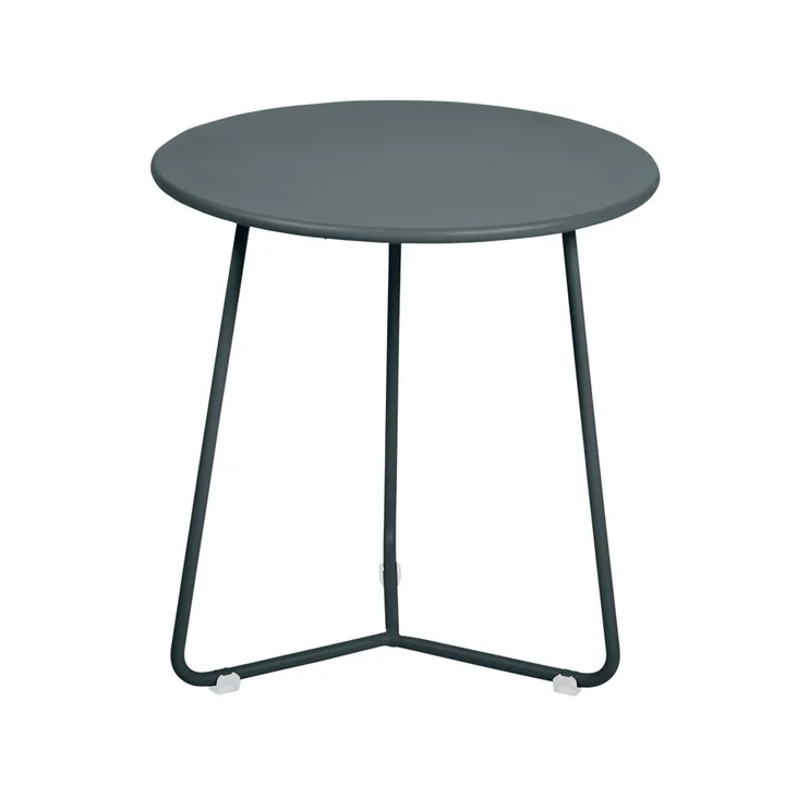 The Fermob - Cocotte Side table / stool, Ø 34 cm x H 36 cm in thunder gray