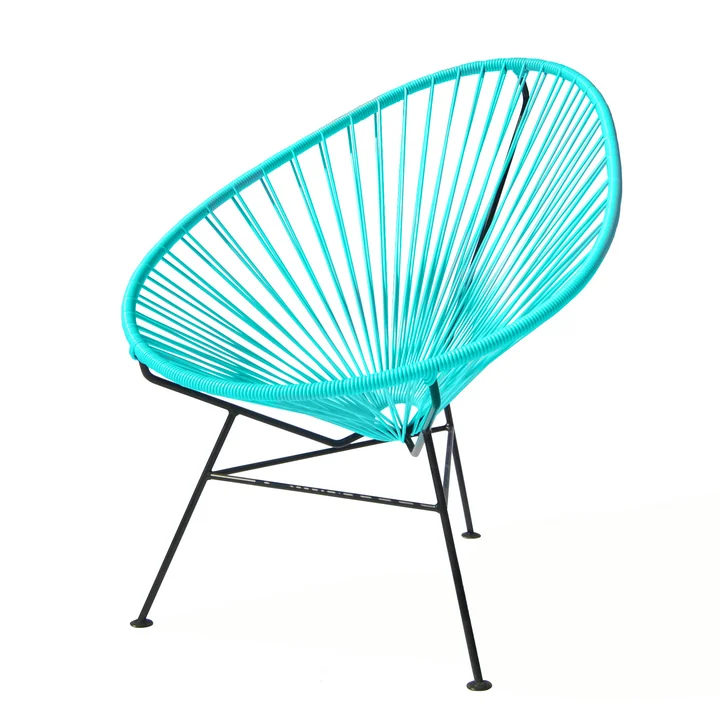 Acapulco Design - Acapulco Classic Chair in aqua verde / black