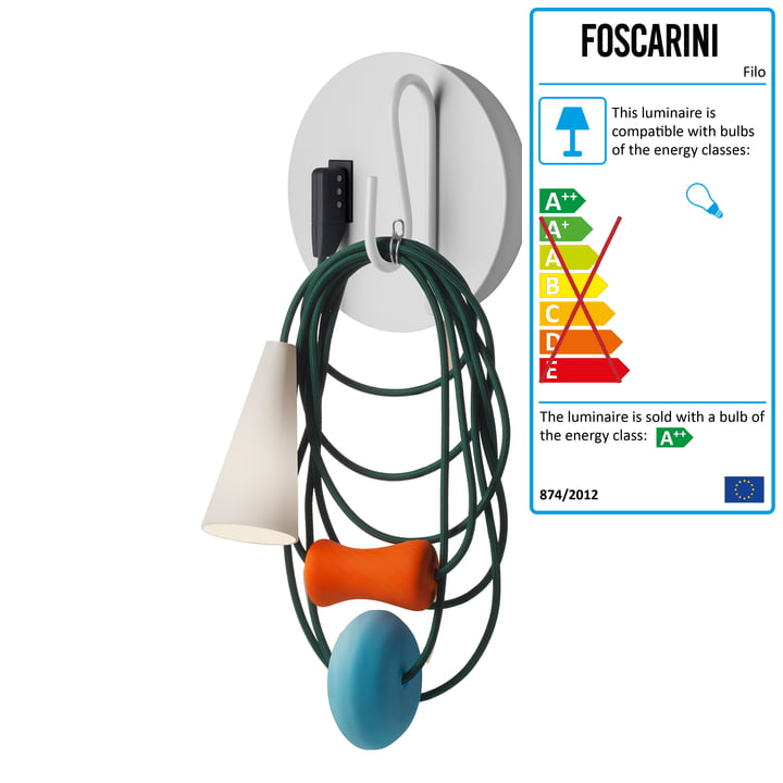 Filo Wall Lamp by Foscarini