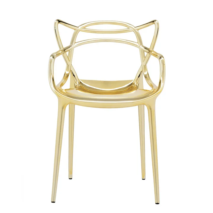 The Kartell Masters chair, metallic gold