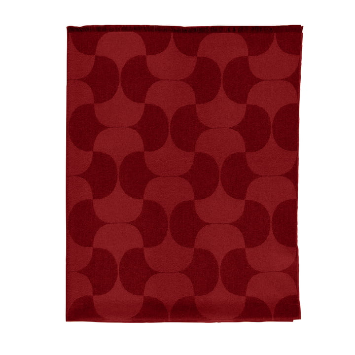 Verpan - Polette Wollen Blanket, burgundy