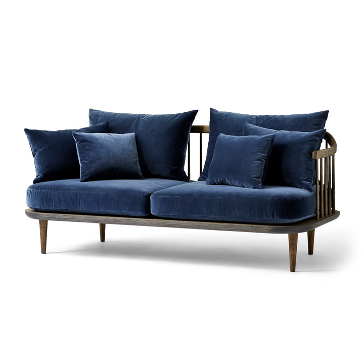 The & Tradition - FLY 2-seater sofa SC2, frame smoked oak / cover Harald 3 182