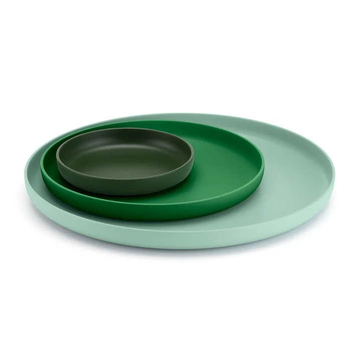 Vitra - Trays, green (Set of 3)