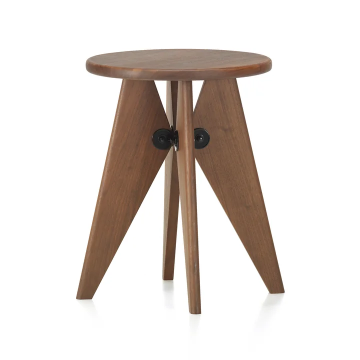 ジャンプルーヴェVitra Tabouret Bois solvay スツール Vitra - Tabouret Solvay Stool | Connox