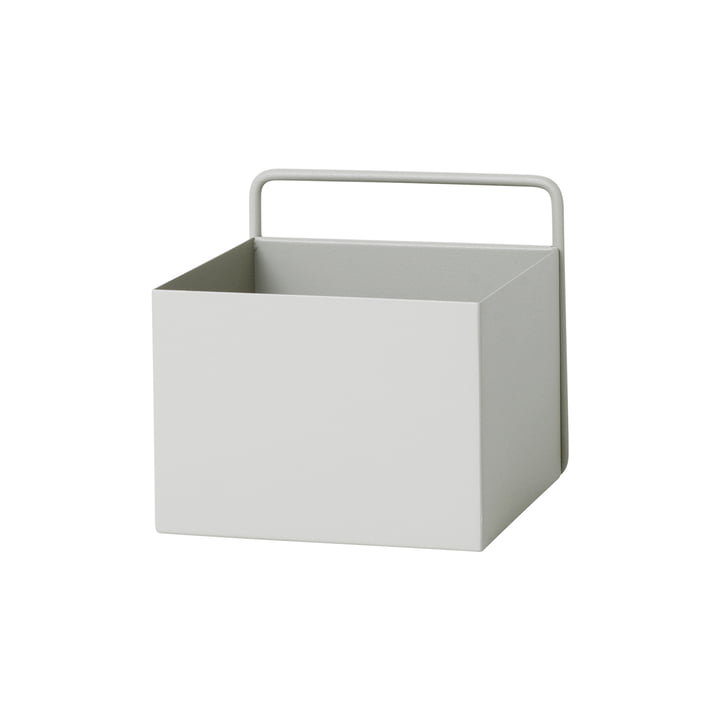 Wall Box square by ferm Living in light grey