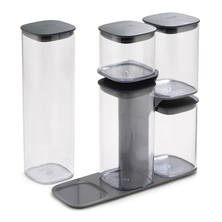 Podium Storage bin set with stand 5 pieces from Joseph Joseph
