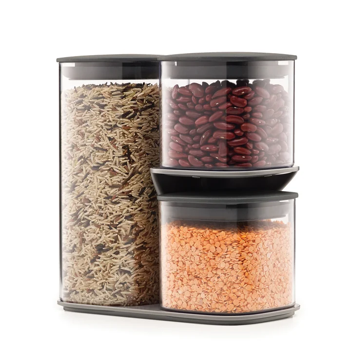 Podium Storage container set with stand 3-piece from Joseph Joseph