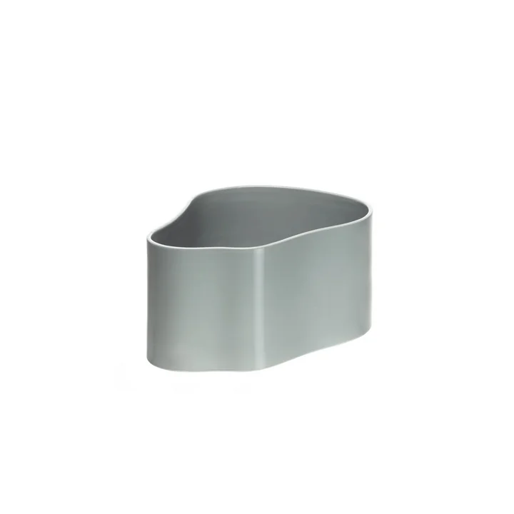 Small Riihitie Plant Pot (Form B) by Artek in Light Grey