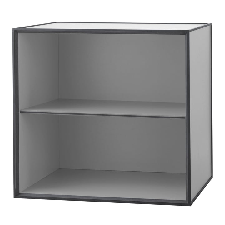 Frame Wall cabinet 49 (incl. shelf) from by Lassen in light gray