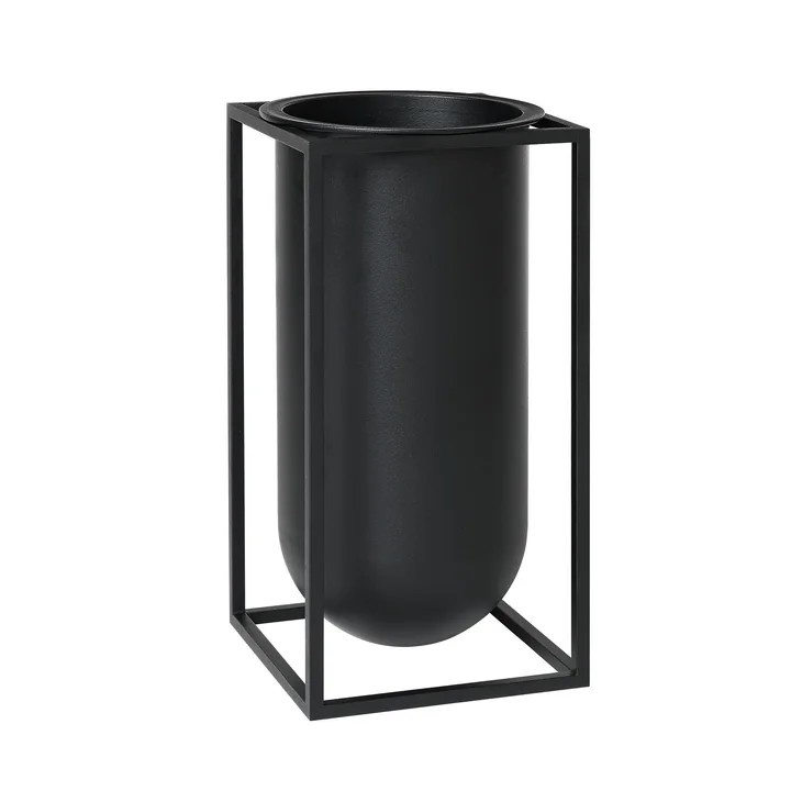 Kubus Vase Lolo from Audo in Black