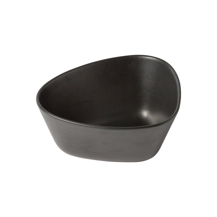 Curve Stoneware Bowl M 0.8 l from LindDNA in black