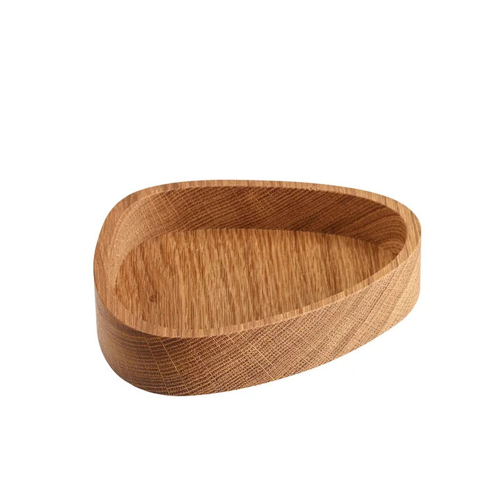 Wood Box Curve 12.5 x 14 cm by Lind DNA in natural oak