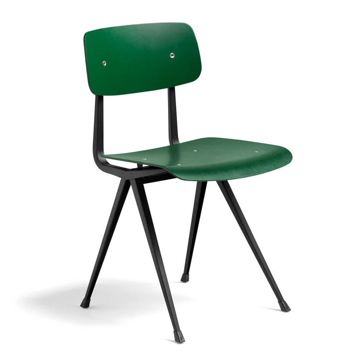 The HAY - Result Chair in Forest Green / Black