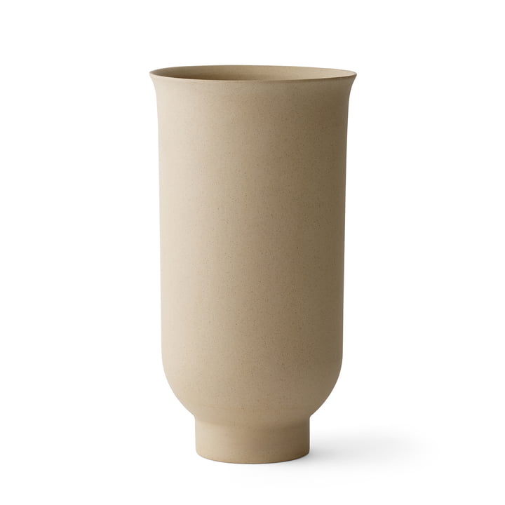 Cyclades Vase H 26 cm by Menu in Sand