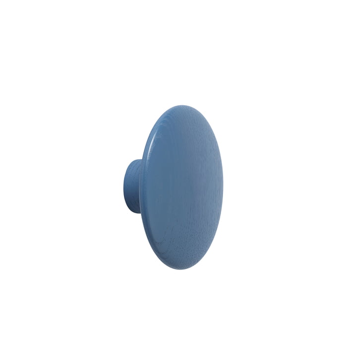Wall hook "The Dots" single small from Muuto in pale blue