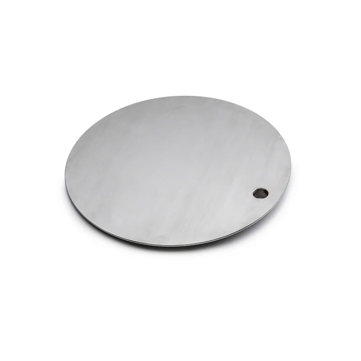 The höfats - Table for Triple Brazier, brushed stainless steel