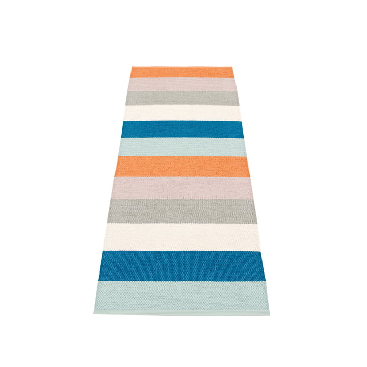 Molly Rug, 70 x 200 cm by Pappelina in Petrol