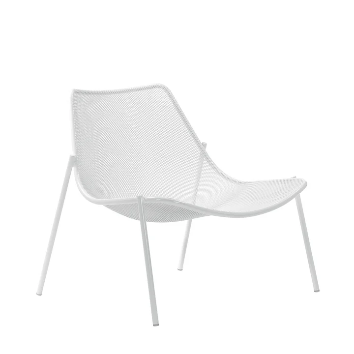 Emu - Round Lounge Chair, white