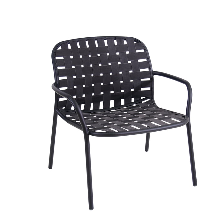 Yard Lounge chair from Emu in black / grey
