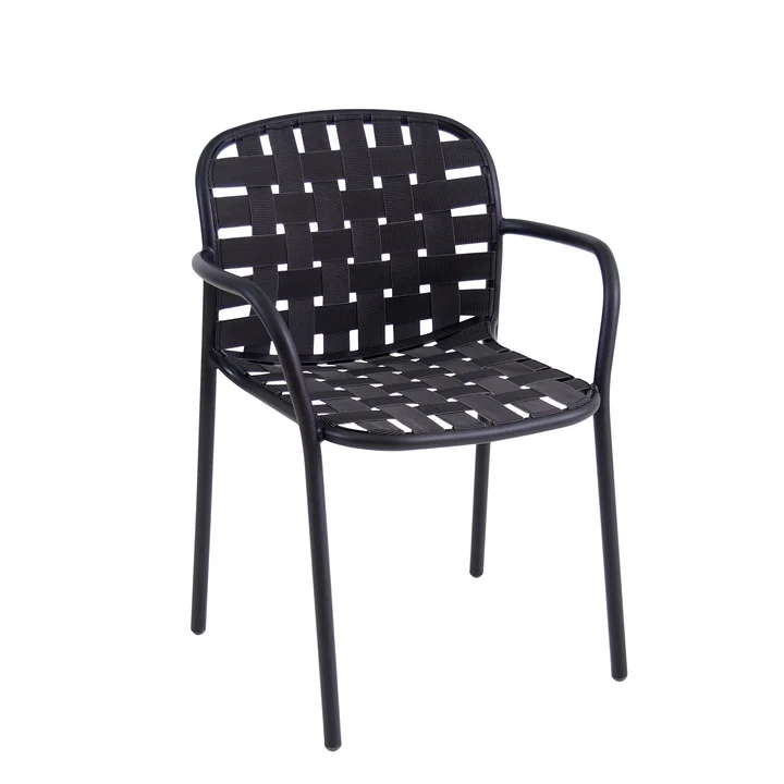 Yard Armchair from Emu in black / grey
