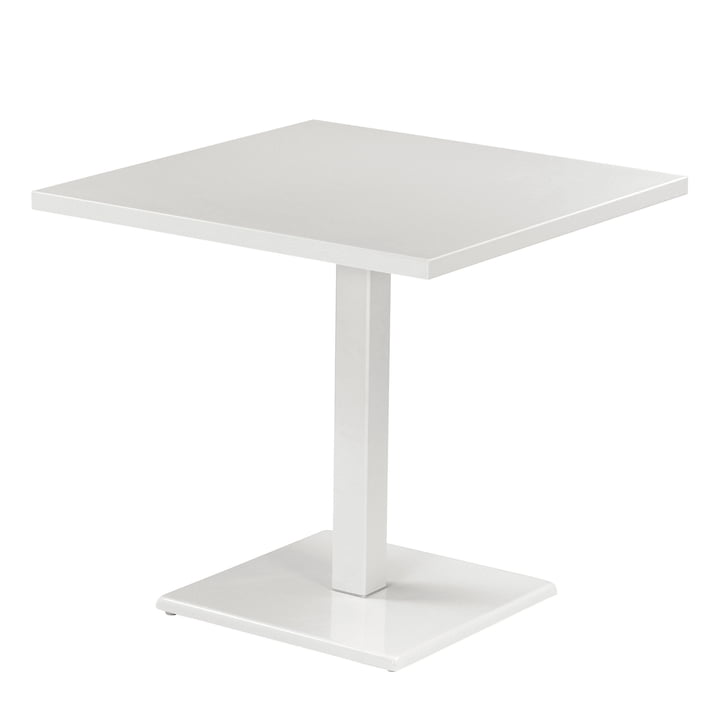 Der Emu - Round Table H 75 cm, 80 x 80 cm, white