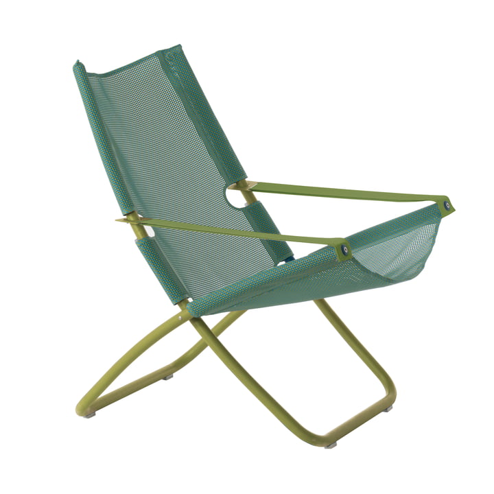 Snooze Deckchair from Emu in green / mint