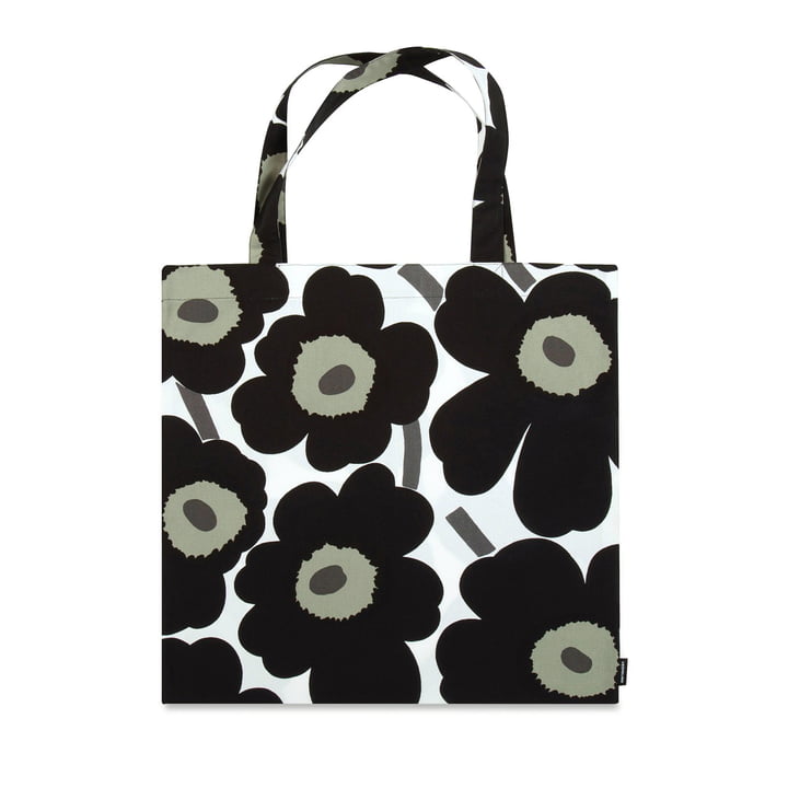The Marimekko - Pieni Unikko Shopping bag, black / white