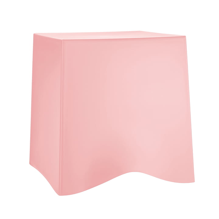 Briq Hocker by Koziol in Powder Pink