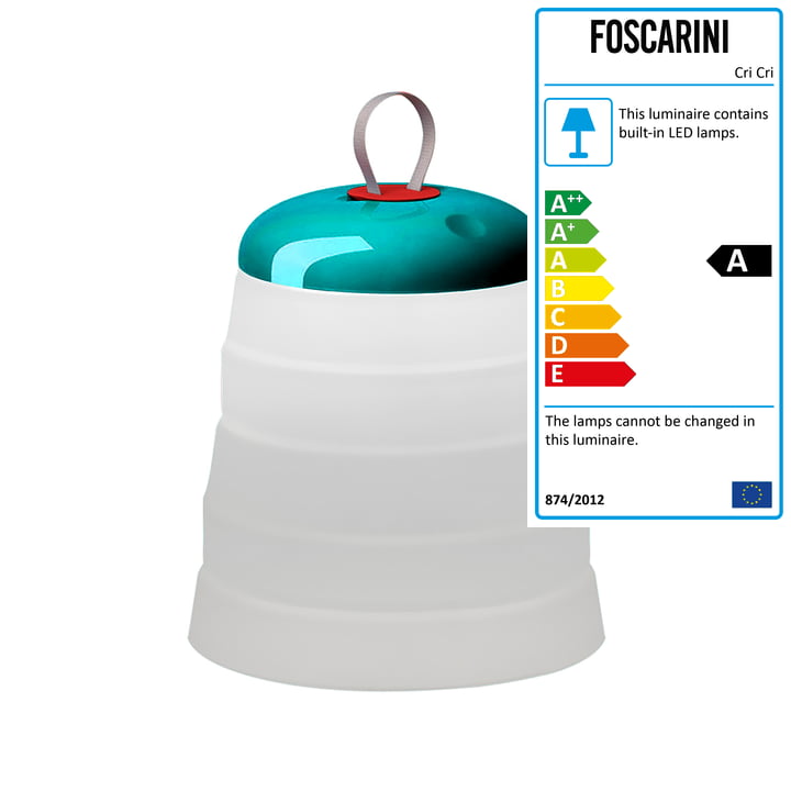 Foscarini - Cri Cri Battery-Powered Lamp, green