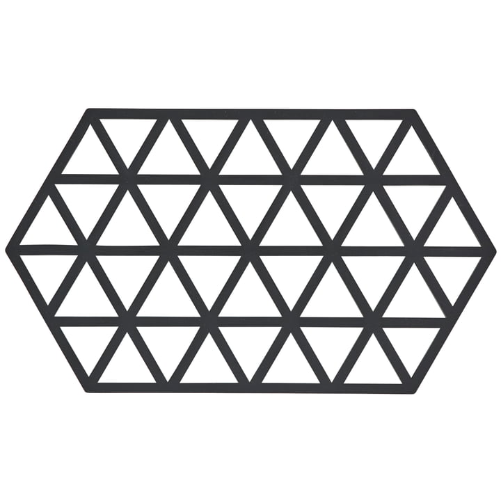 Zone Denmark - Triangle coaster, 24 x 14 cm, black