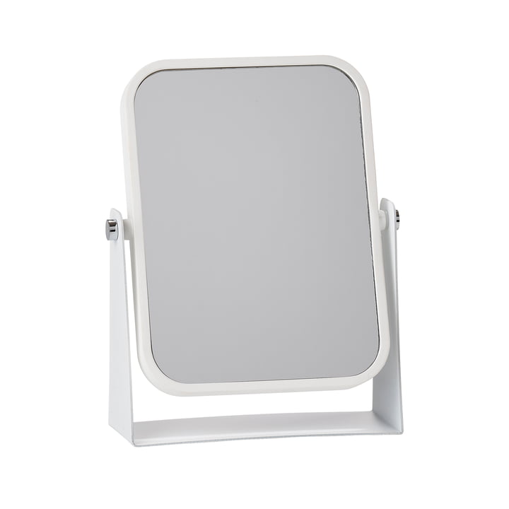 The Zone Denmark - Table Mirror with 2 Mirrored Surfaces and Magnifying Effect, White