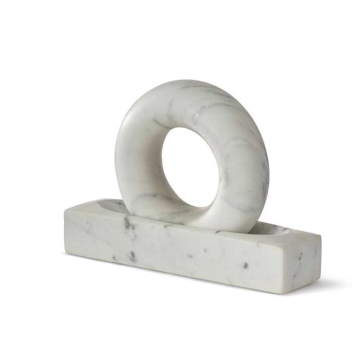 Tondo Mortar & Pestle by Design House Stockholm in White Marble