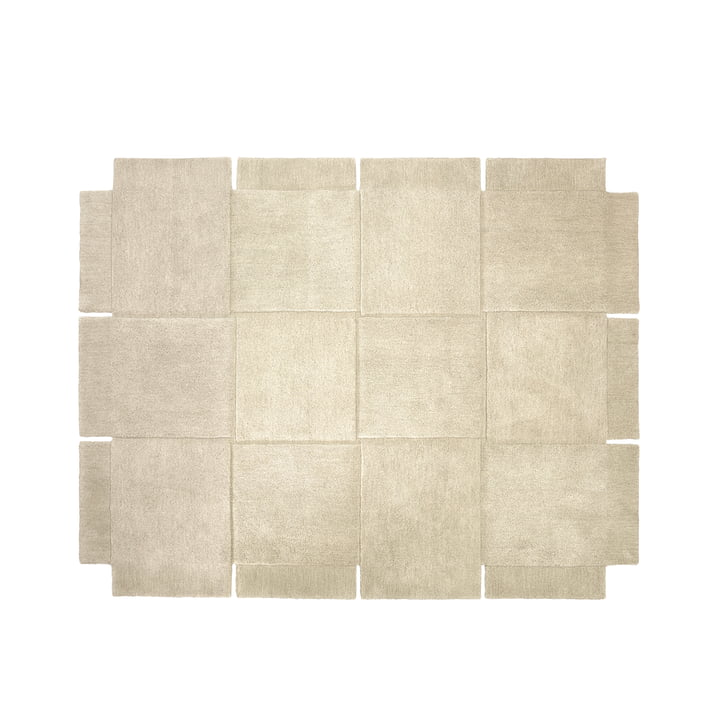 Design House Stockholm - Basket Rug 185 × 240 cm in Beige