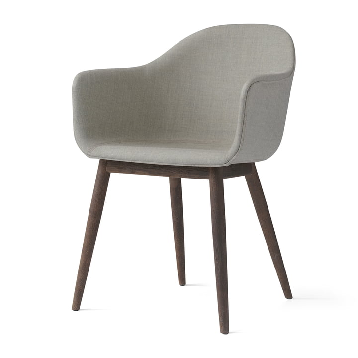 Menu - Harbour Chair (wood), dark oak / upholstery Remix 233