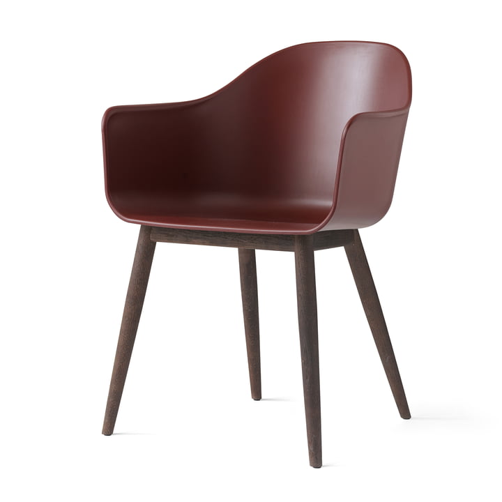 Menu - Harbour Chair (Wood), dark wood / burned red