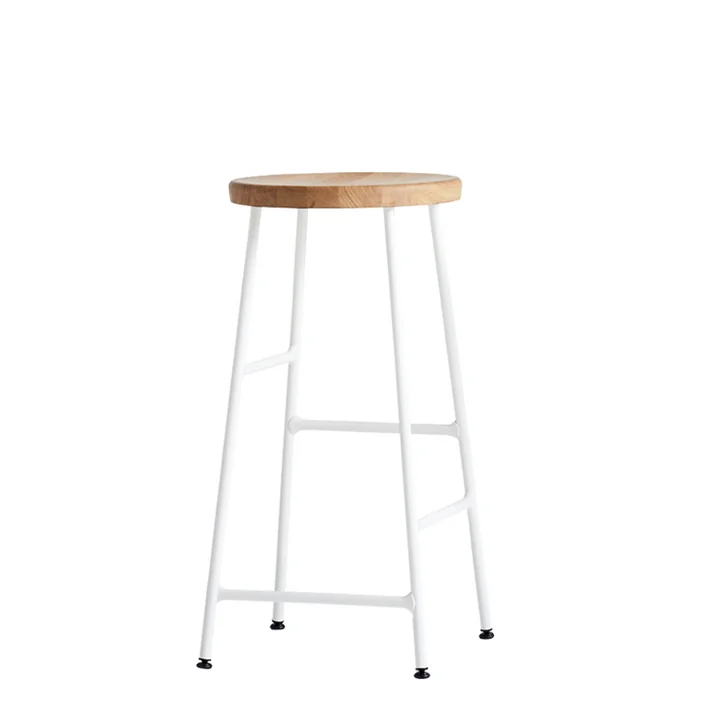 HAY - Cornet Bar Stool Low H 65 cm, oiled oak / cream white