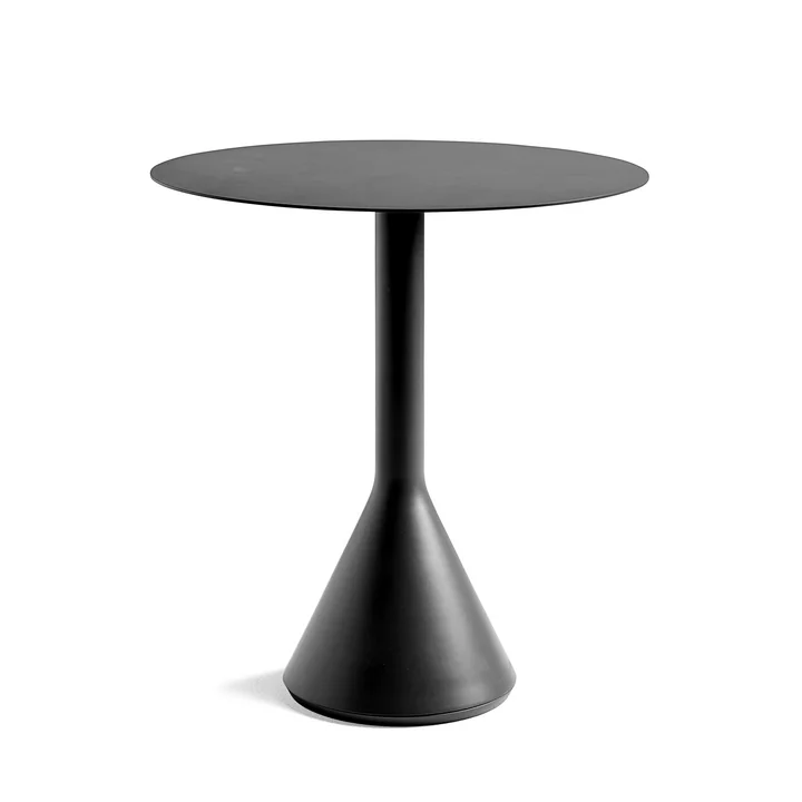Palissade Cone Bistro Table Ø 70 x H 74 cm by HAY in Anthracite