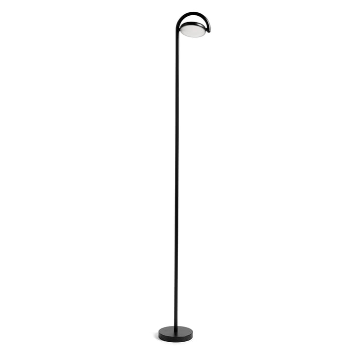 Marselis LED Floor Lamp by Hay in Signal Black (RAL 9004)