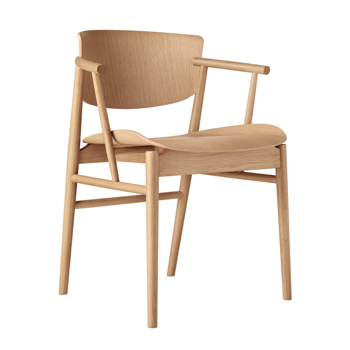 Fritz Hansen - N01 Armchair, oak