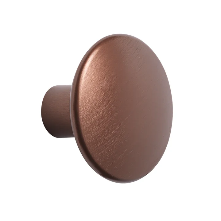 Wall hook " The Dots Metal " single medium from Muuto in umber