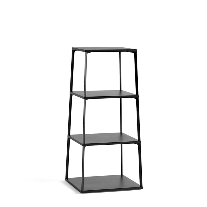 Eiffel Shelf, Square with 4 Shelves by Hay in Black