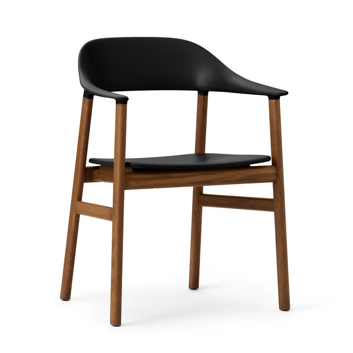 Normann Copenhagen - Herit Armchair, smoked oak / black