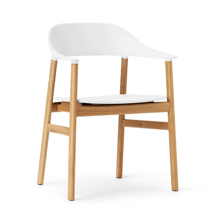 Normann Copenhagen - Herit Armchair, oak / white